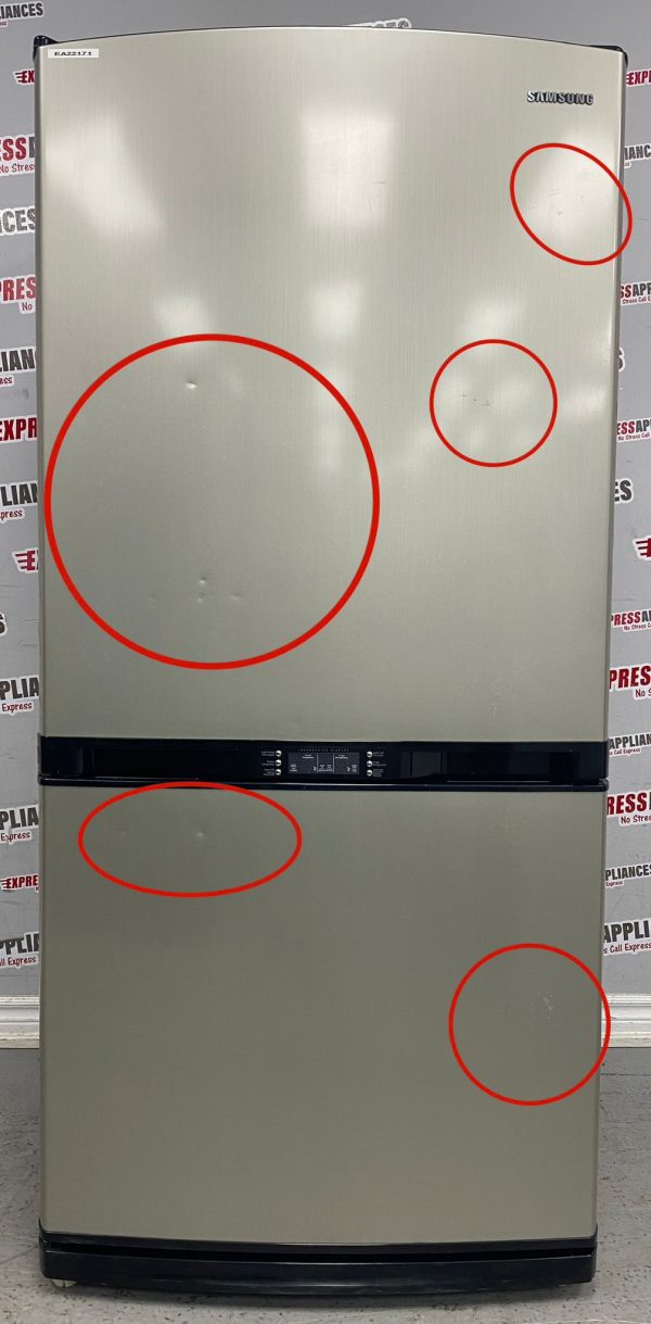 Used Samsung Bottom 32" Freezer Refrigerator RB193KASB For Sale