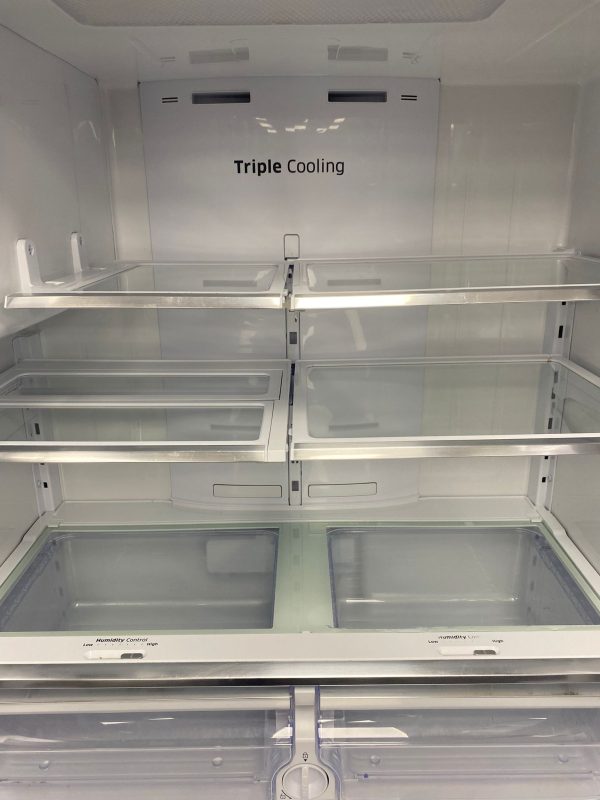 Used Samsung 36” Counter Depth French Door Refrigerator RF23J9011SR/AA For Sale