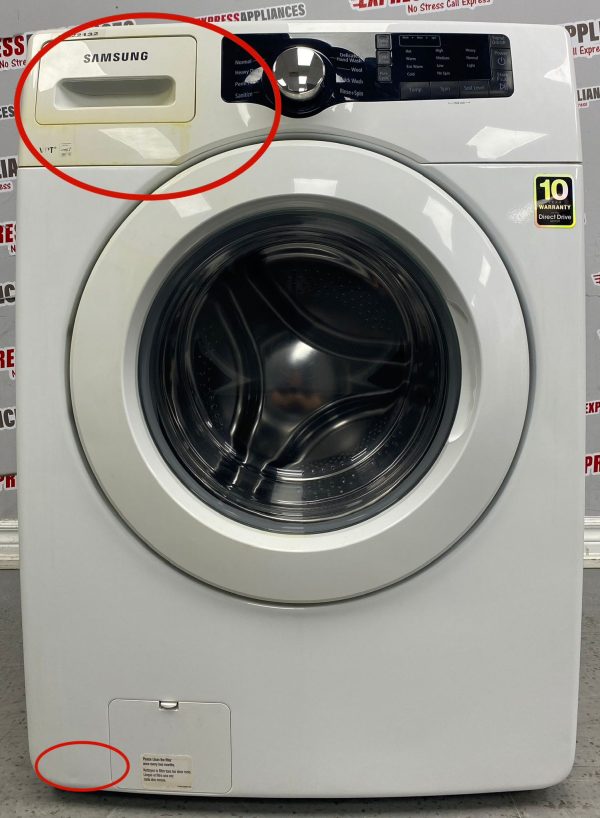 Used Samsung 27” Front Load Washing Machine WF361BVBEWR/A2  For Sale