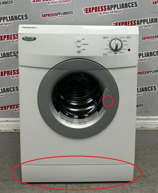 Used Whirlpool 24” Electric Stackable Dryer YWED7500VW For Sale