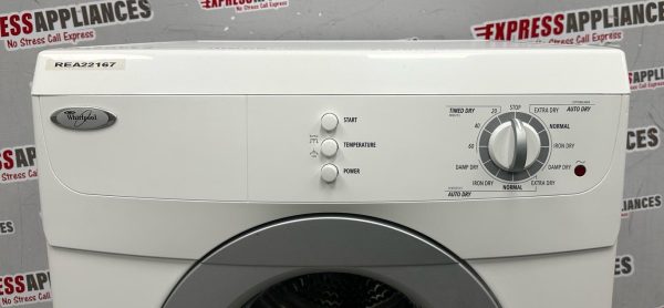 Used Whirlpool 24” Electric Stackable Dryer YWED7500VW For Sale