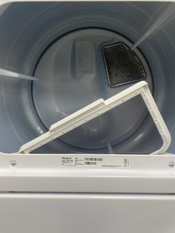 Used Whirlpool 27” Laundry Center Washer and Dryer YWET4027HW0 For Sale