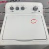 Used Whirlpool 27” Top Load Washing Machine WTW4855HW1 damage top