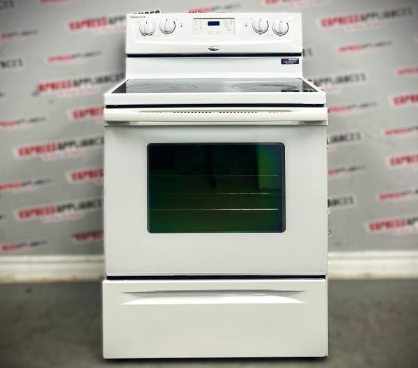 Used Whirlpool Freestanding Glass Top 30” Stove YWFE361LVQ0 For Sale