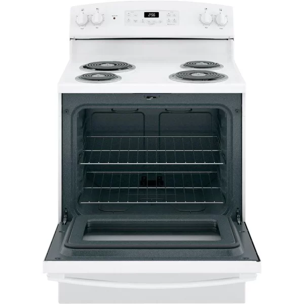 New GE Freestanding Coil 30” Stove JCBP240DMWW For Sale