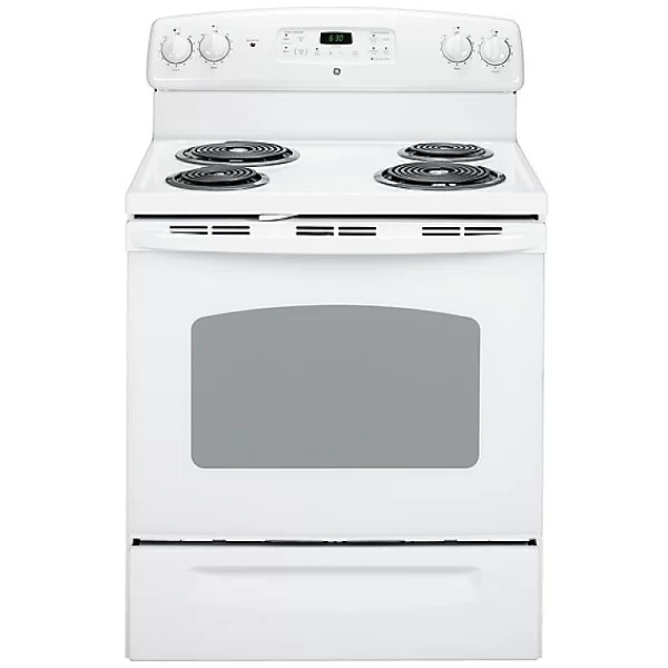 New GE Freestanding Coil 30” Stove JCBP240DMWW For Sale