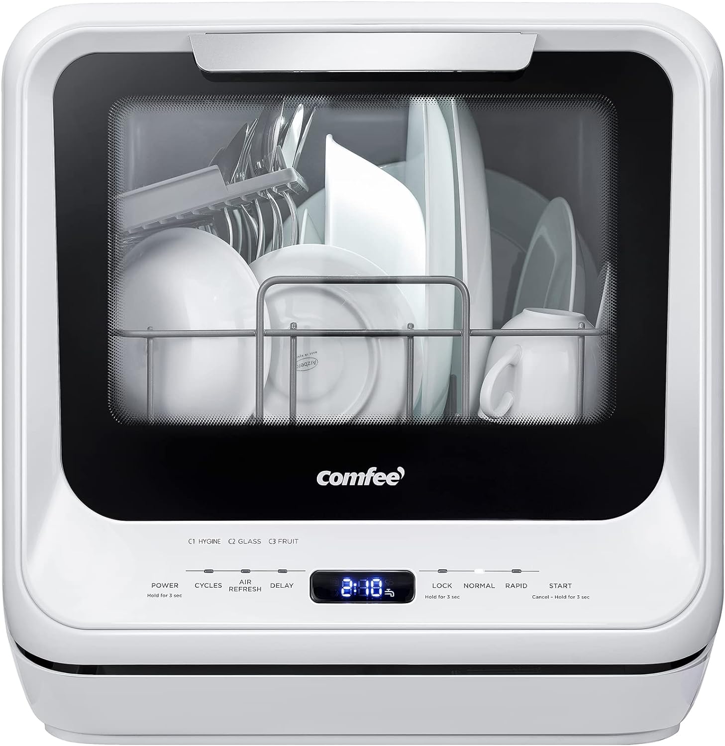 New Countertop Comfee Dishwasher CDC17P0AWW For Sale