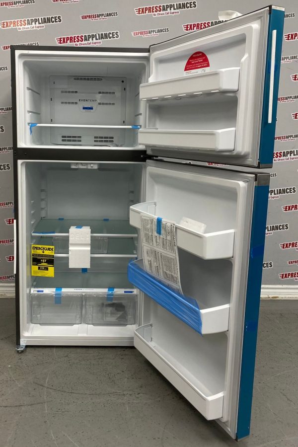 Open Box Frigidaire Top Freezer Refrigerator FFTR1835VS6 For Sale