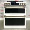 Open Box GE Café Slide In Glass Top Double Oven 30” Electric Stove CCES750P4M4W2 EAC22311 (1)