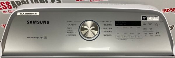 Open Box Samsung 27” Top Load Washing Machine WA50R5200AW/US For Sale