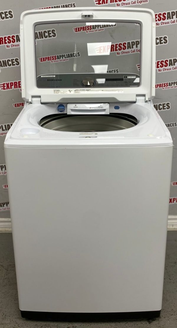 Open Box Samsung 27” Top Load Washing Machine WA50R5200AW/US For Sale