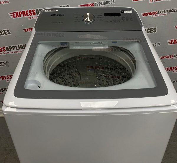 Open Box Samsung 27” Top Load Washing Machine WA50R5200AW/US For Sale