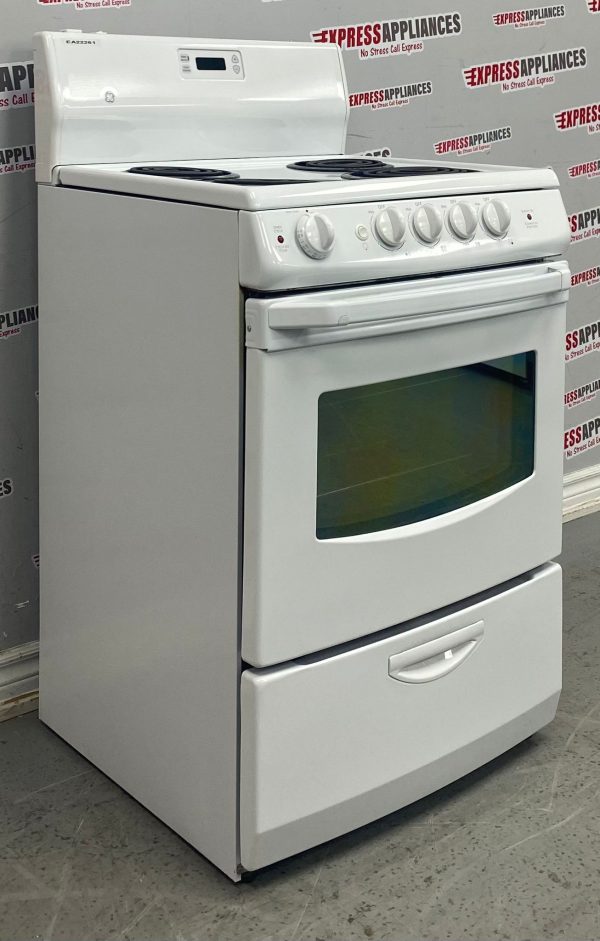 Used GE Apartment Size 24" Slide-In Coil Stove (No Model) For Sale