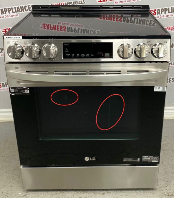 Used LG 30” Slide-In Glass Top Stove LSEL633CF/00 For Sale