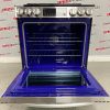 Used LG 30” Slide In Glass Top Stove LSEL633CF00 open door