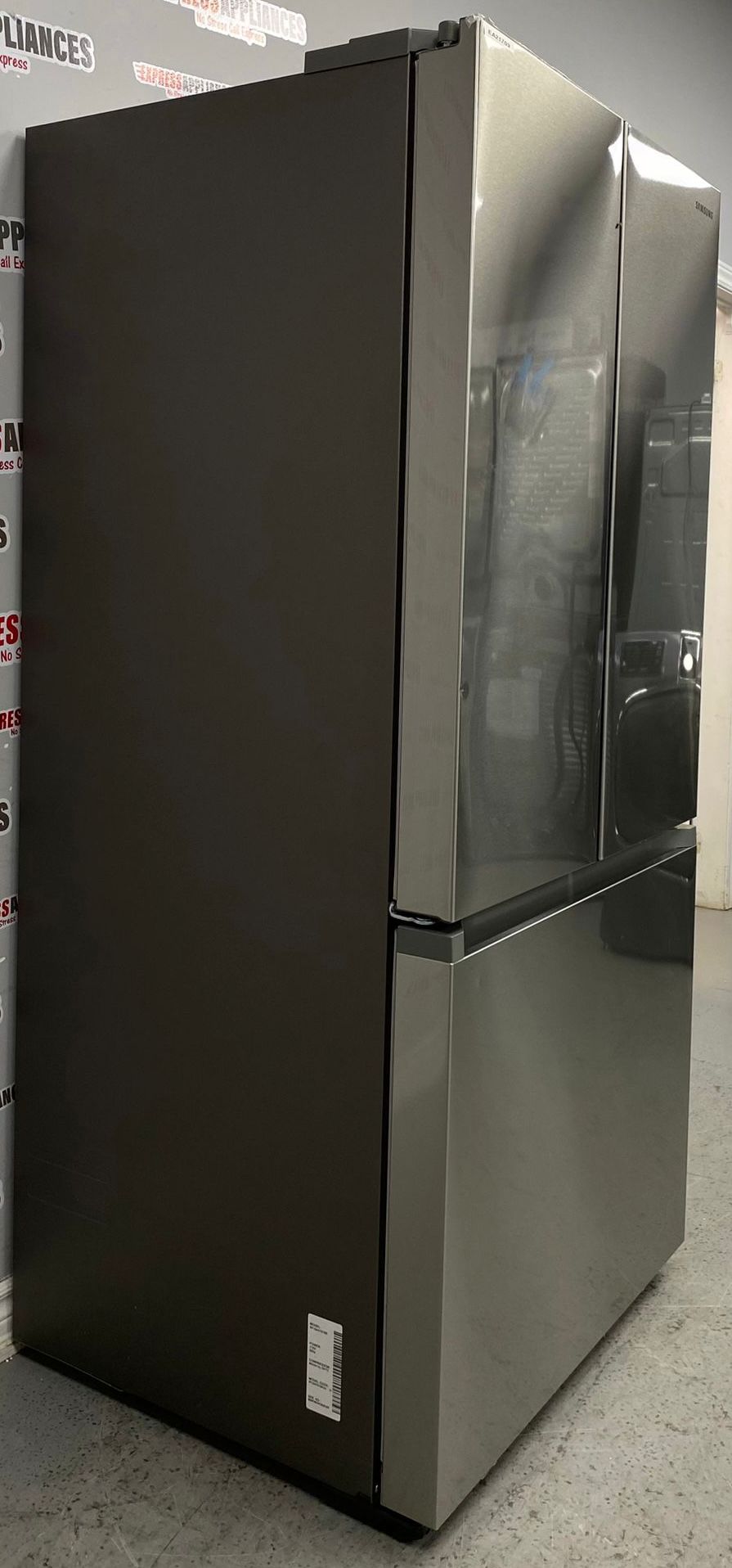 Open Box Samsung French Door Fridge RF18A5101SR/AA For Sale | ️ Express ...