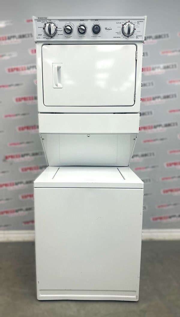 Used Whirlpool 27” Laundry Center Washer and Dryer YWET3300SQ0 For Sale