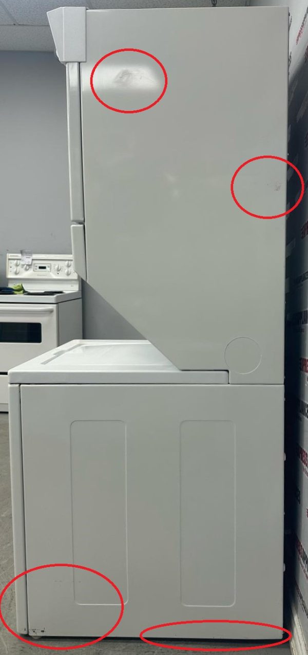 Used Whirlpool 27” Laundry Center Washer and Dryer YWET3300SQ0 For Sale