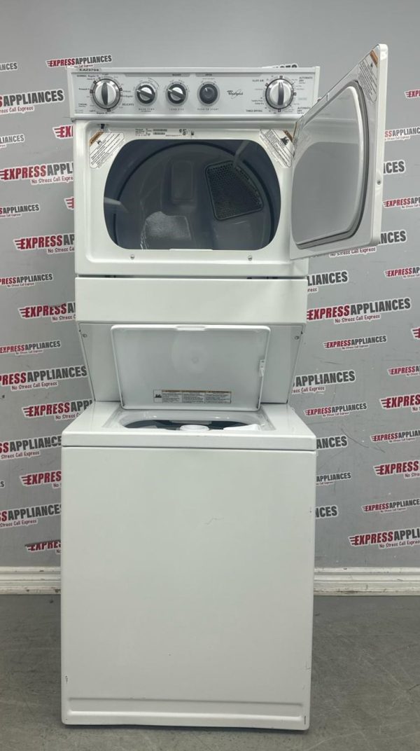 Used Whirlpool 27” Laundry Center Washer and Dryer YWET3300SQ0 For Sale