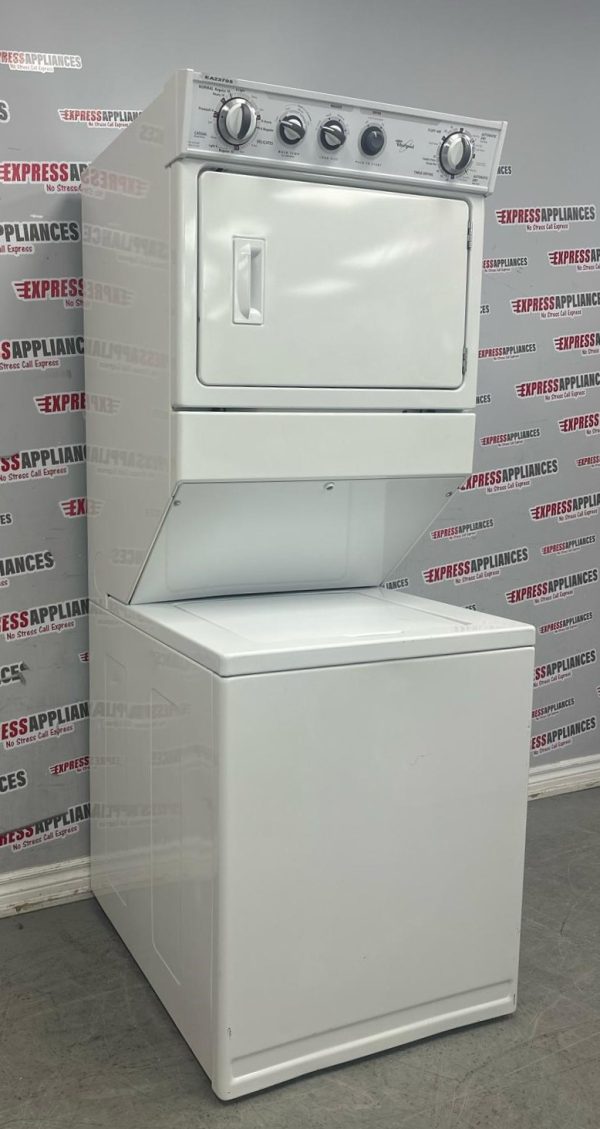 Used Whirlpool 27” Laundry Center Washer and Dryer YWET3300SQ0 For Sale