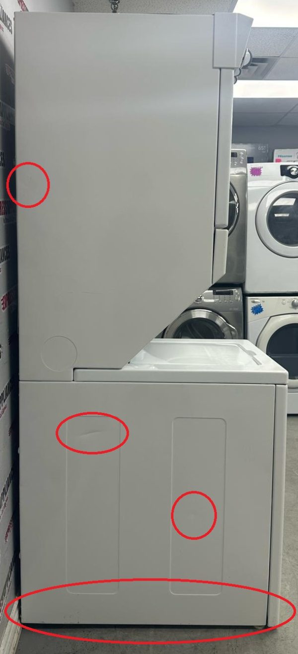 Used Whirlpool 27” Laundry Center Washer and Dryer YWET3300SQ0 For Sale