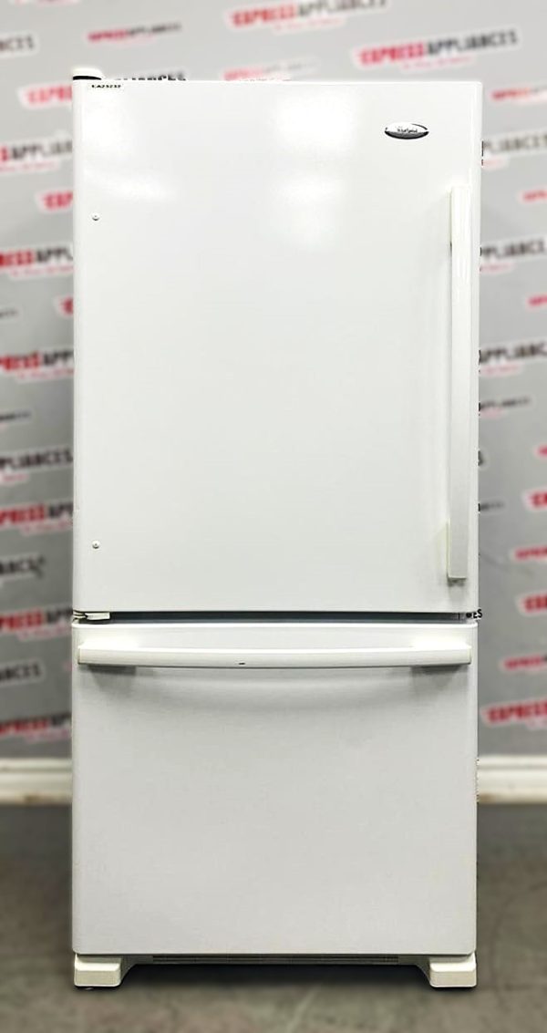 Used Whirlpool 30” Bottom Freezer Refrigerator EB9FVHXVQ01 For Sale