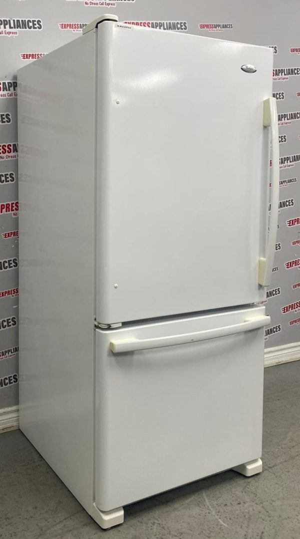 Used Whirlpool 30” Bottom Freezer Refrigerator EB9FVHXVQ01 For Sale