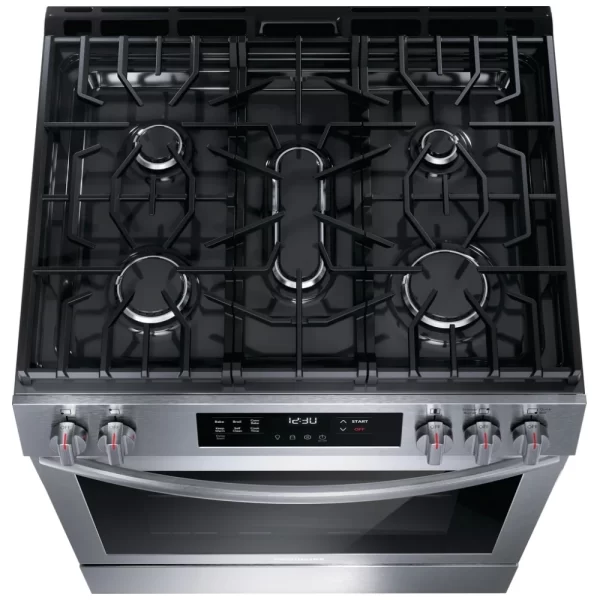 New Frigidaire Slide-In 30” Gas Stove FCFG3083AS For Sale