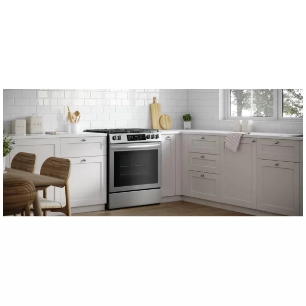 New Frigidaire Slide-In 30” Gas Stove FCFG3083AS For Sale