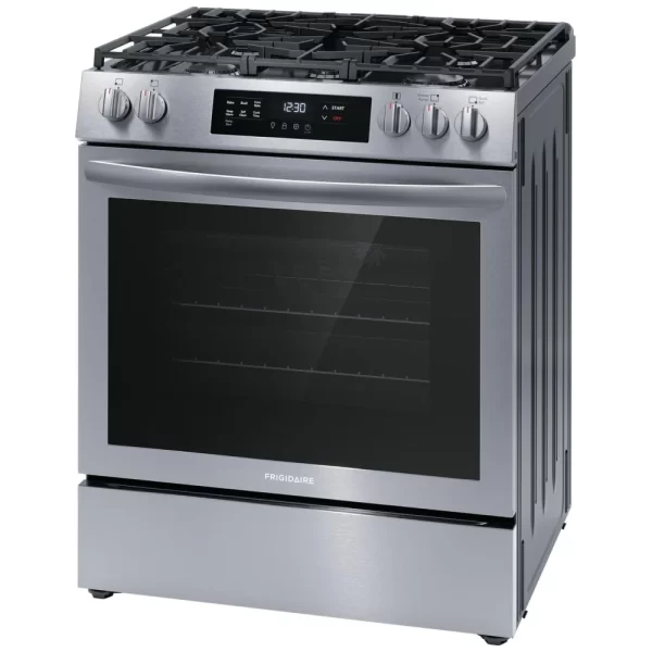 New Frigidaire Slide-In 30” Gas Stove FCFG3083AS For Sale