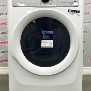 Open Box Electrolux 27” Electric Stackable Dryer ELFE733CAW0 SKU: EAC22862 For Sale