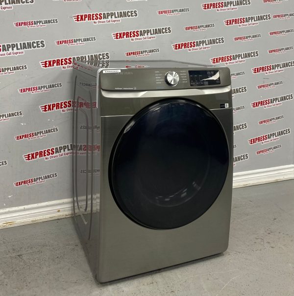 Open Box Samsung Electric Stackable 27” Dryer DVE45T6100P/AC For Sale