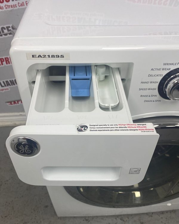 Used GE Front Load 24” Washing Machine WCVH4800K2WW For Sale