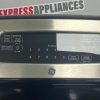 Used GE 30” Freestanding Glass Top Stove JCBP660ST1SS controls