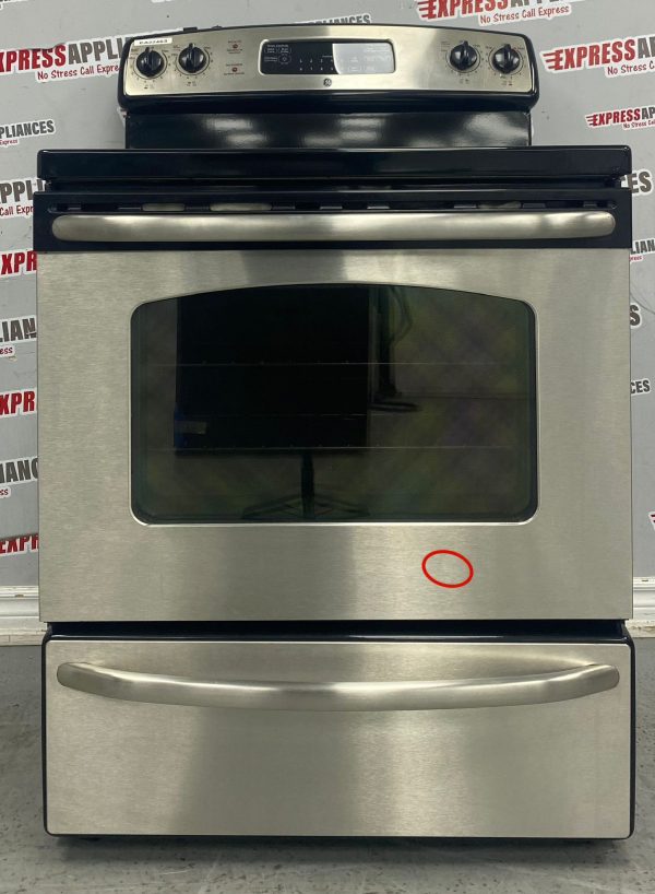 Used GE 30” Freestanding Glass Top Stove JCBP660ST1SS For Sale