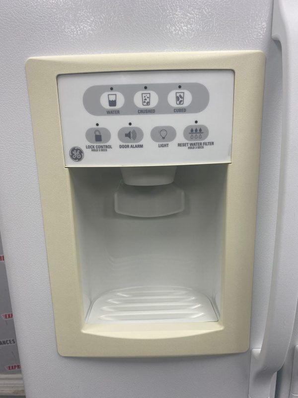 Used GE 36” Side-By-Side Refrigerator GSS25XGPE For Sale