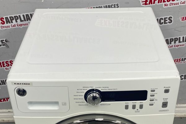 Used GE Front Load 24” Washing Machine WCVH4800K2WW SKU: NEA21922 For Sale