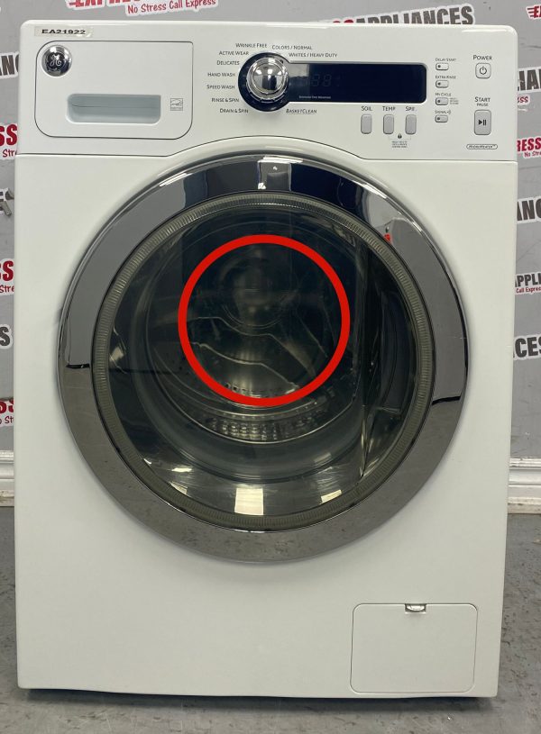 Used GE Front Load 24” Washing Machine WCVH4800K2WW EA21922 For Sale