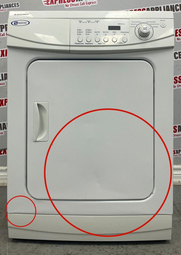 Used Maytag Electric Stackable 24” Dryer MDE2400AZW For Sale