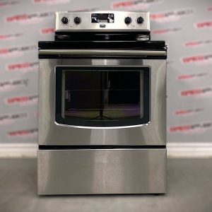 Used Maytag Freestanding Glass Top 30” Stove YMER7765WS3 For Sale