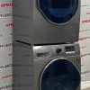 Used Samsung 24” Front Load Washer and Electric Dryer Stackable Set WW22K6800AXA2 DV22K6800EXAC For Sale (14)