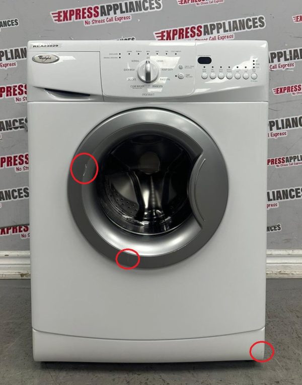 Used Whirlpool 24” Front Load Washing Machine WFC7500VW1 For Sale