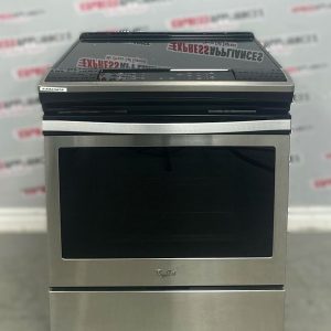 Used Whirlpool 30” Slide-In Glass Top Stove YWEE510S0FS0 For Sale