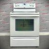 Used Whirlpool Freestanding Glass Top 30” Stove WERP4110SQ0 For Sale