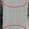 Used Bloomberg 24” Front Load Washing Machine WM77120NBL01 damage right side