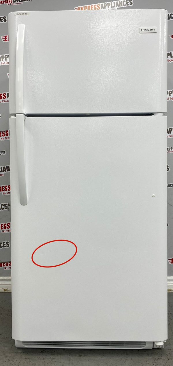 Used Frigidaire Top Freezer 30” Refrigerator FFTR1814TW6 For Sale