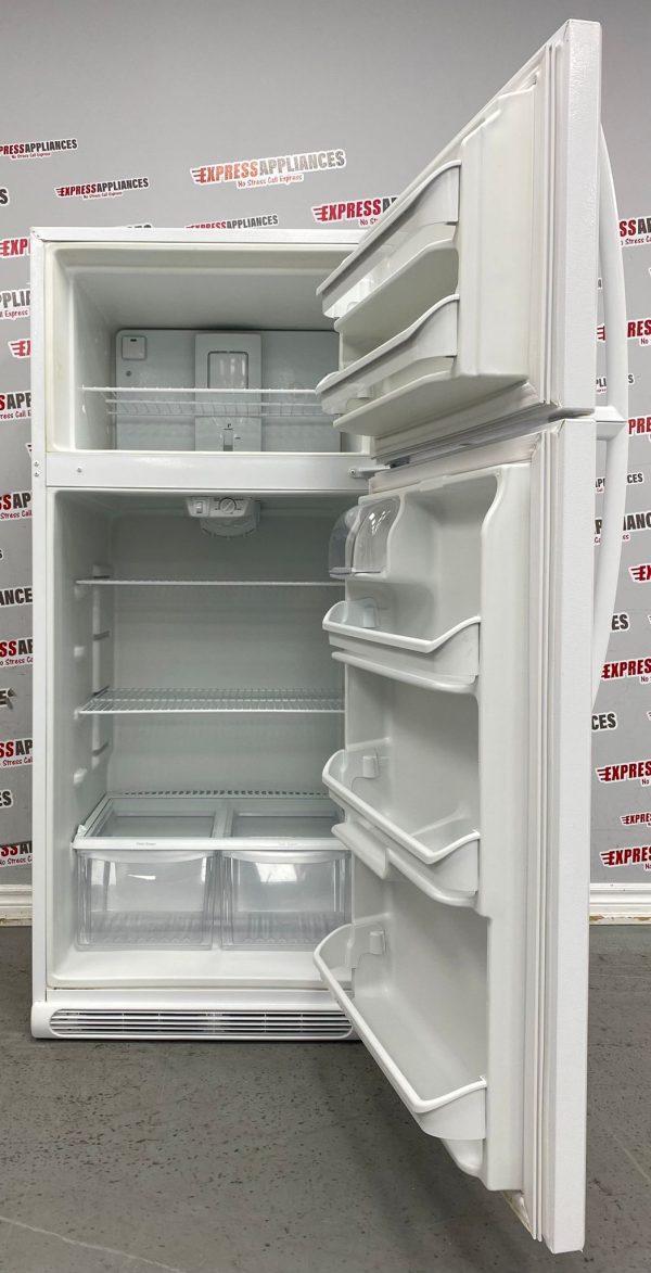 Used Frigidaire Top Freezer 30” Refrigerator FFTR1814TW6 For Sale