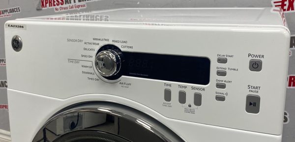 Used GE 24” Electric Stackable Dryer PCVH480EK0WW SKU: EA23286 For Sale