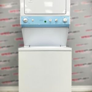 Used GE Laundry Centre 27” Stacked Washer/Dryer WSM27THBWWW For Sale