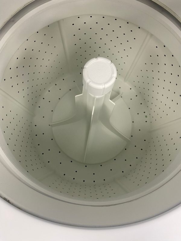 Used GE Laundry Centre 27” Stacked Washer/Dryer WSM27THBWWW For Sale